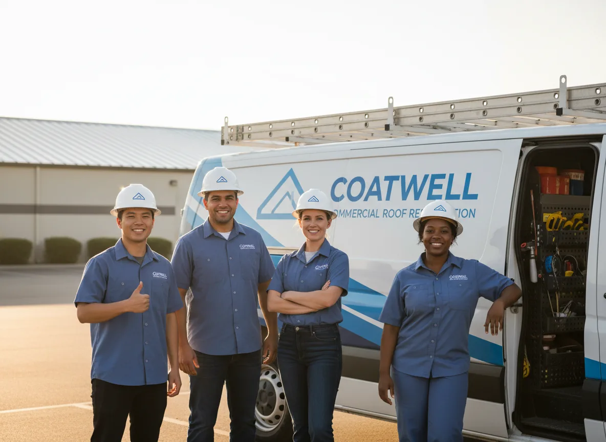 Commercial roof coating company in Vidal, CA